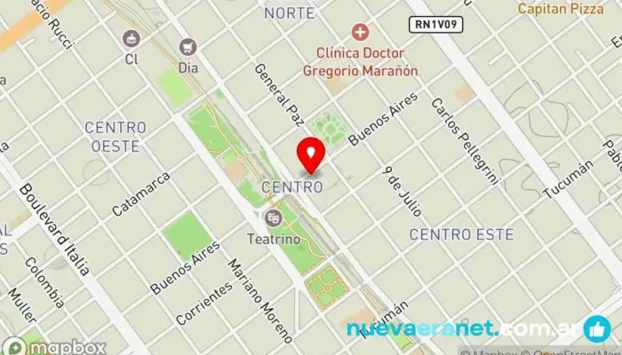mapa de Casa de Pedro SRL Tienda de artículos para el hogar en Villa María