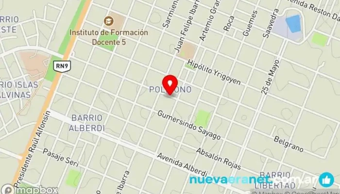 mapa de Casa de pesca 