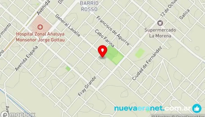 mapa de Casa de Retiro Residencia de ancianos en Añatuya