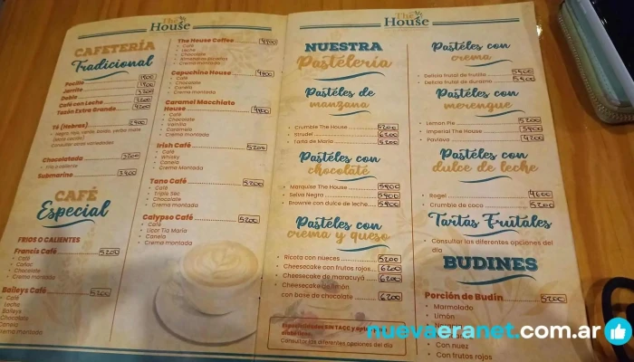 Casa De Te Y Patio Cervecero The House Carta - La Falda