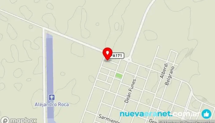 mapa de Casa de Zaxor SAMPERO byparka Hotel en Alejandro Roca