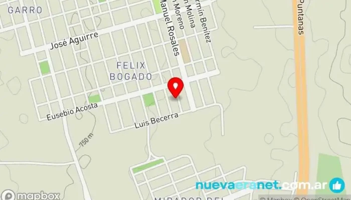 mapa de Casa del fabian Hotel en San Luis