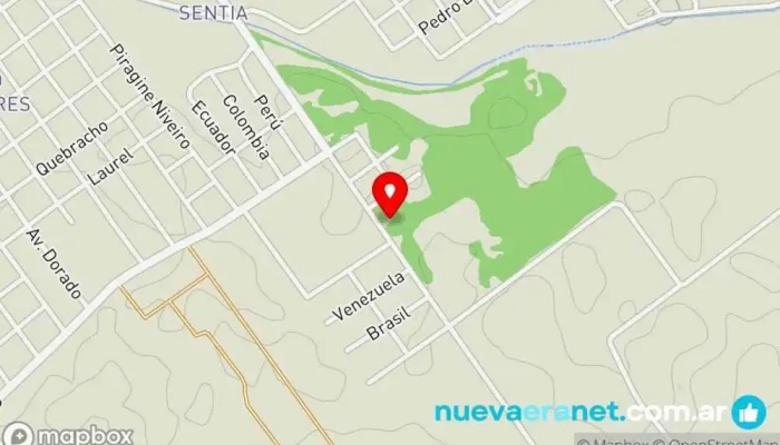 mapa de Casa en Paso de la Patria Alojamiento en Corrientes
