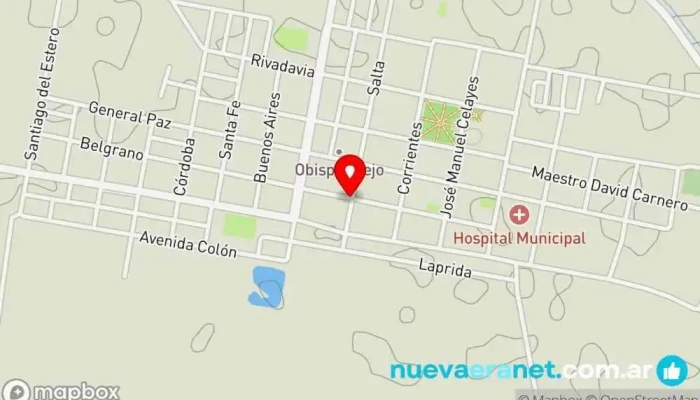 mapa de Casa FOLETTO Tienda de ropa en Obispo Trejo