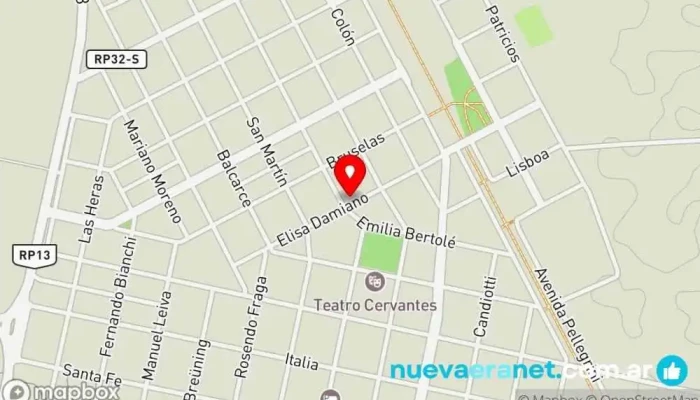 mapa de Casa hogar labule Residencia geriátrica en El Trebol