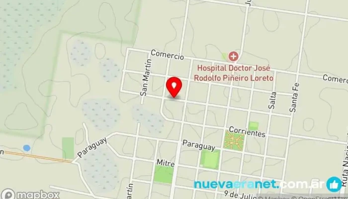 mapa de Casa Kölping Fundación de investigación en Loreto