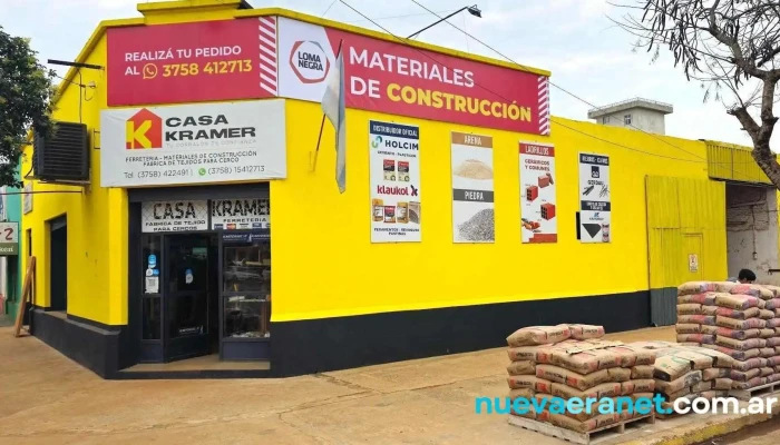 Casa Kramer - Materiales para la Construccion - Fabrica de Tejidos para Cerco - Apóstoles