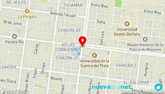 mapa de Casa Krause srl Proveedor de materiales de construcción, Ferretería en Posadas