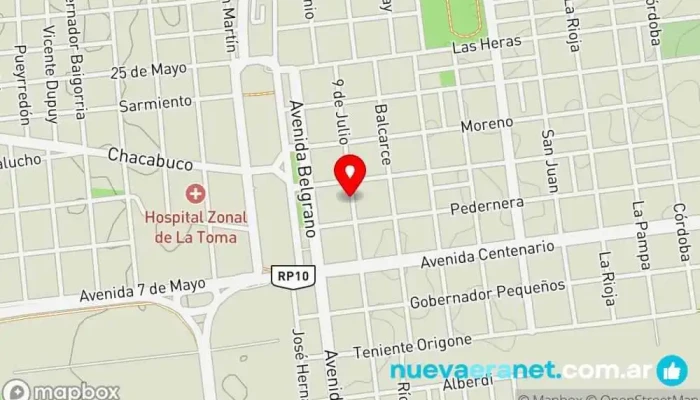 mapa de Casa Leopoldo Centro comercial en La Toma