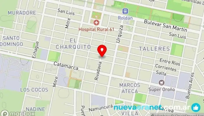 mapa de Casa Libra Mayorista en Roldán