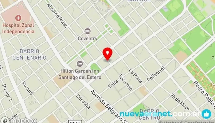 mapa de Casa Lindow Artículos Del Hogar Comercio en Santiago del Estero