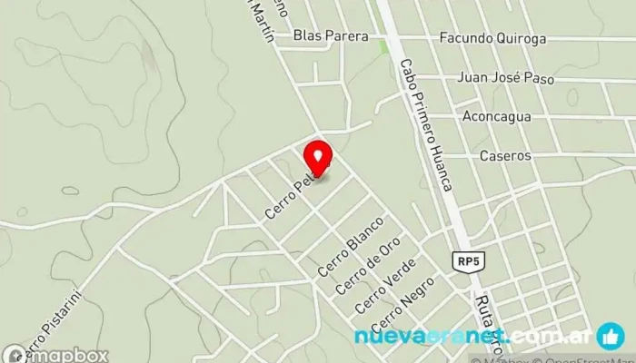mapa de Casa  en Embalse