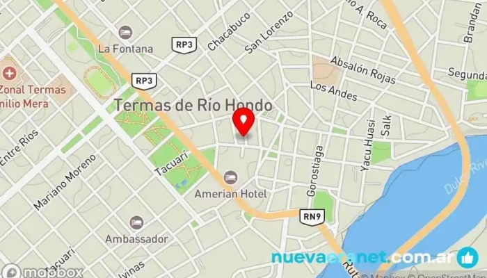 mapa de Casa Maras Tienda de regalos en Termas de Río Hondo