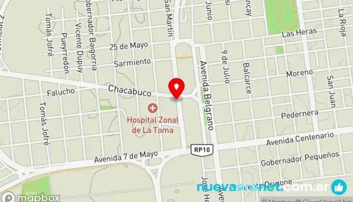 mapa de Casa Mares Tienda de repuestos de automóviles usados en La Toma