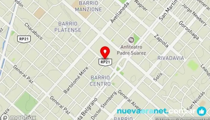 mapa de Casa Morena Tienda de ropa en Añatuya