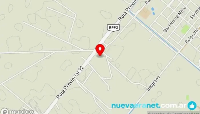 mapa de Casa natal de Homero Manzi Atracción turística en Añatuya