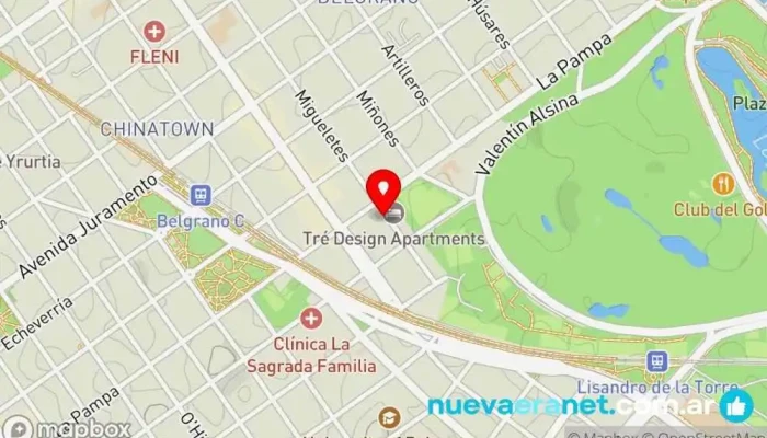 mapa de Casa Nueza Cafetería, Panadería, Restaurante vegetariano en Cdad. Autónoma de Buenos Aires
