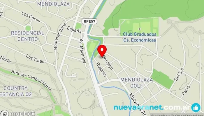 mapa de Casa oficial  en Mendiolaza