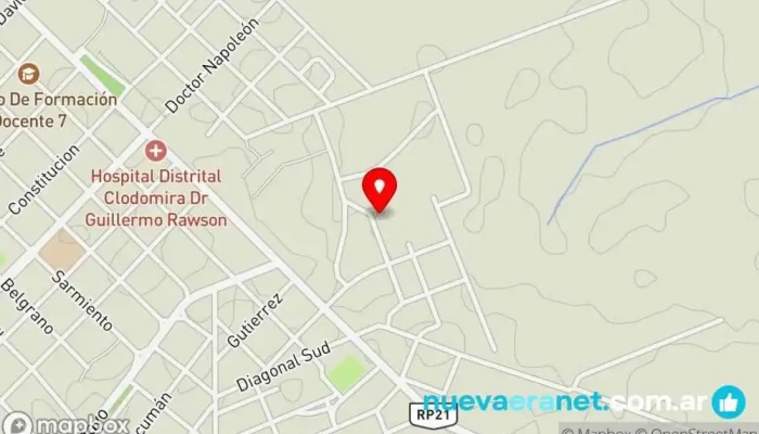 mapa de Casa orellana Ibañez Condominio en Clodomira