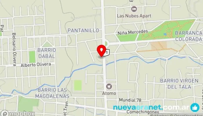mapa de Casa Pablo Tienda de piezas de automóvil en Merlo