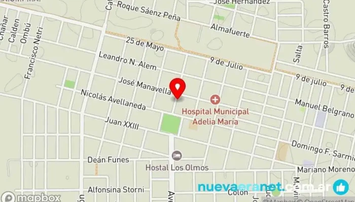 mapa de Casa Pautasso Tienda de informática en Adelia María