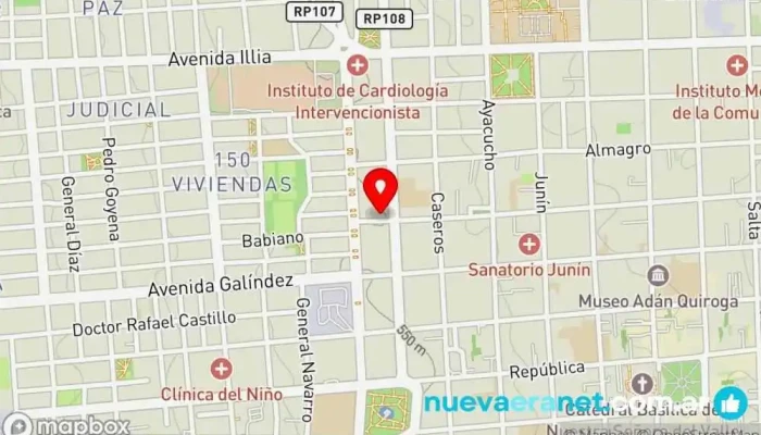 mapa de CASA PERRACHIONE Centro comercial en San Fernando del Valle de Catamarca