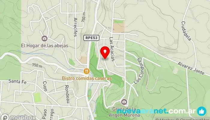 mapa de Casa pueblito  en Colón