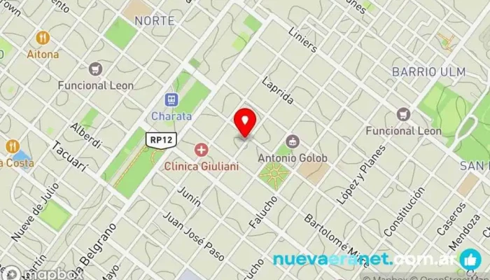 mapa de Casa Pueblo Panaderia Artesanal Panadería en Charata
