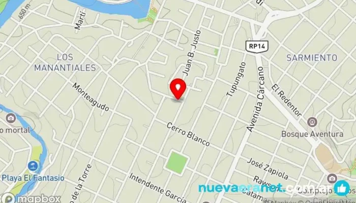 mapa de Casa Punilla - Refrigeración Proveedor de repuestos de electrodomésticos, Contratista de aire acondicionado, Servicio de reparación de aire acondicionado, Tienda aire acondicionado, Tienda de electrodomésticos, Tienda de repuestos para automóviles, Servicio de reparación de neveras en Villa Carlos Paz