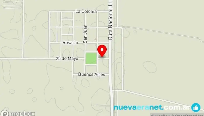 mapa de Casa Regue Tienda de alimentación en San Fabian
