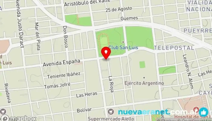 mapa de Casa Rios Proveedor de repuestos de electrodomésticos, Tienda de suministros para hornear, Tienda de equipos de baños, Instalador de gas, Tienda de herramientas, Planta depuradora en San Luis