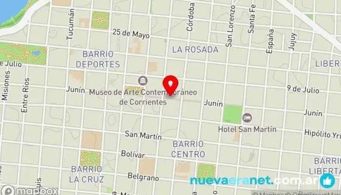 mapa de Casa Ruiz Tienda de ropa en Corrientes