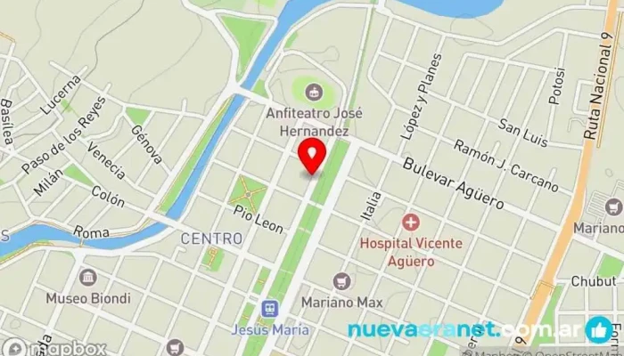 mapa de Casa Rústica Tienda de muebles rústicos en Jesus María