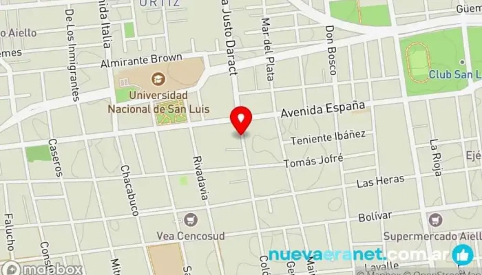 mapa de Casa Ruta Rodamientos Comercio en San Luis