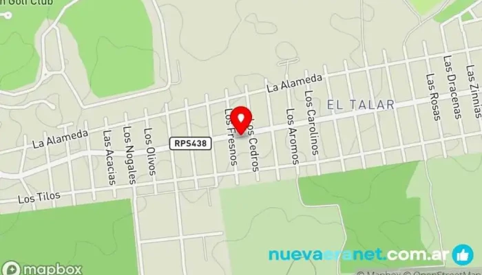 mapa de Casa Tissera Alojamiento con servicio en Mendiolaza