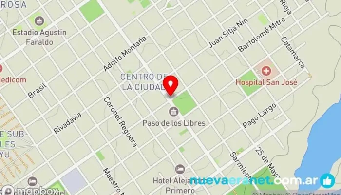 mapa de Casapan Panadería en Paso de los Libres