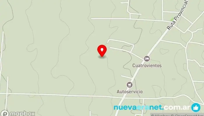 mapa de Casas Apart Del Champaqui Alojamiento con servicio en San Javier y Yacanto