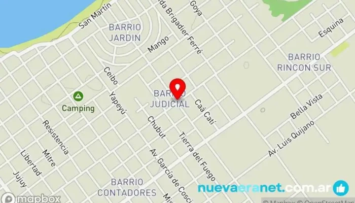 mapa de Casas con piscinas