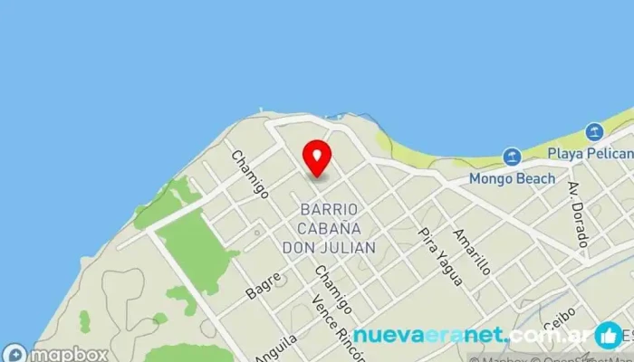 mapa de Casas Sancho Hotel en Paso de la Patria