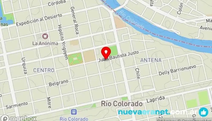 mapa de Caserito Panadería en Río Colorado