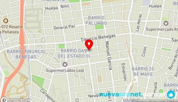 mapa de Caseritos Mana Panadería en Godoy Cruz
