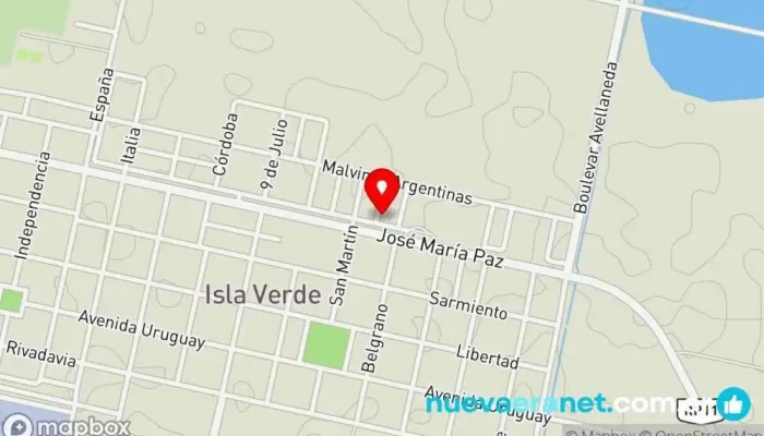 mapa de CASERRON Urbanización en Isla Verde