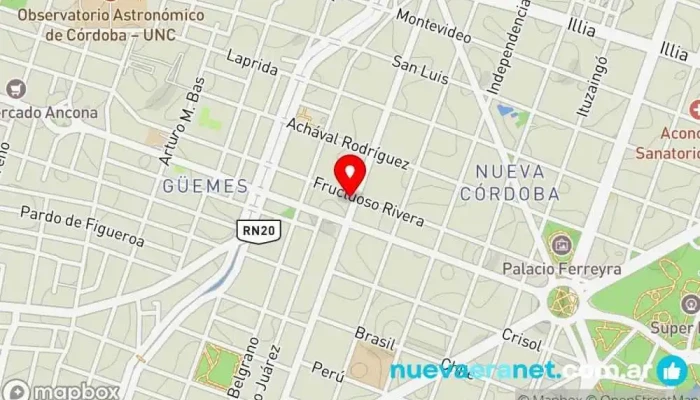 mapa de Catriel Panificación Panadería, Pizzería en Córdoba