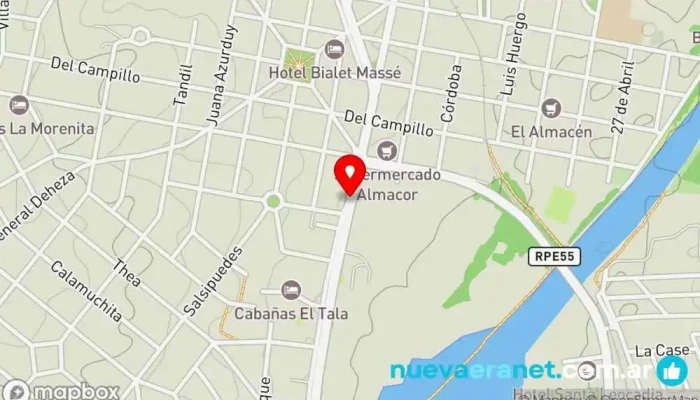 mapa de Cecilia Inmuebles Agencia inmobiliaria en Bialet Massé