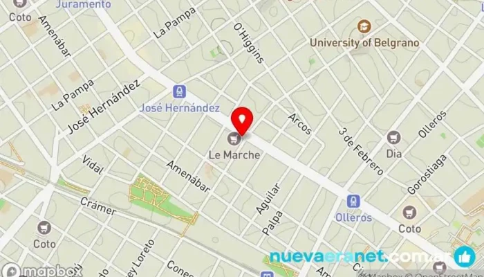 mapa de Celigourmet Panadería en Cdad. Autónoma de Buenos Aires
