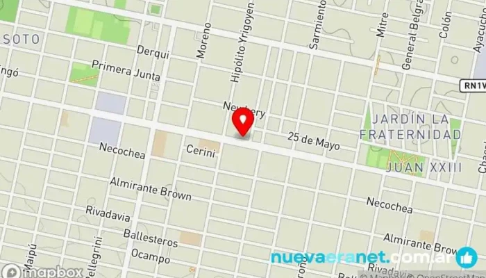 mapa de Centenario Panaderia y confiteria Panadería, Pastelería en Cañada de Gomez