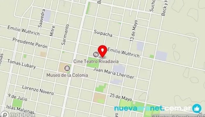 mapa de Centro Hogar Tienda de artículos para el hogar en San Carlos Centro