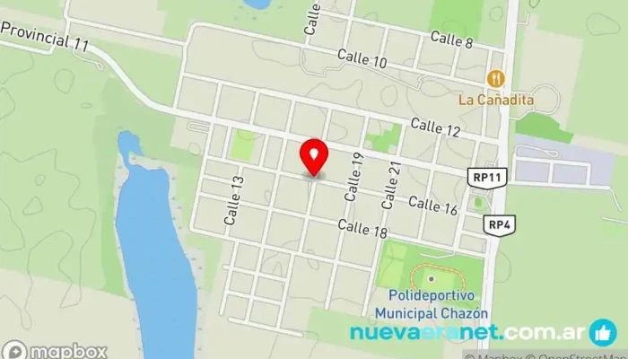 mapa de Chazón  en Chazón