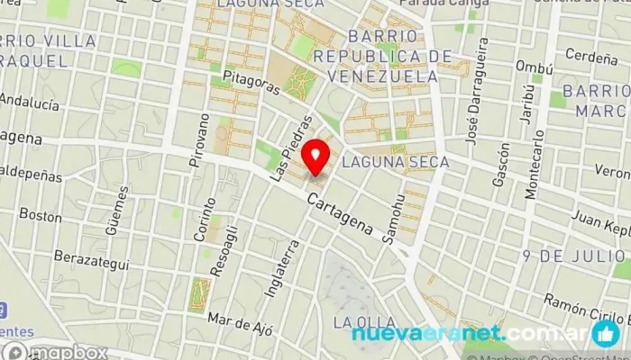 mapa de Chipaceria Modo Mate Panadería en Corrientes