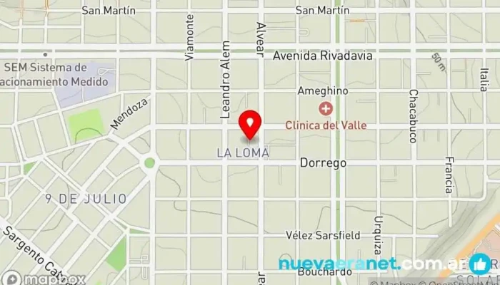 mapa de Chocotortas Maylea Pastelería en Comodoro Rivadavia